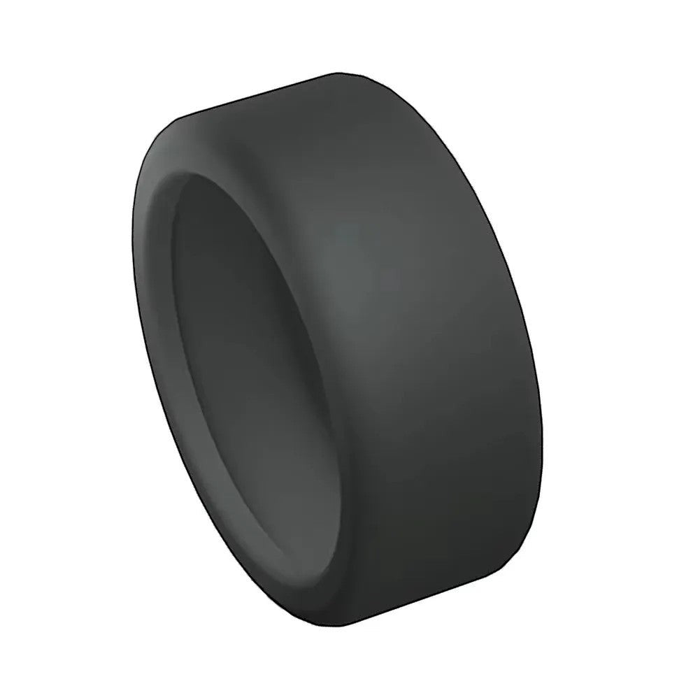 Jones Cartel black silicone smart ring protector, designed for active wear, offering scratch and impact resistance.