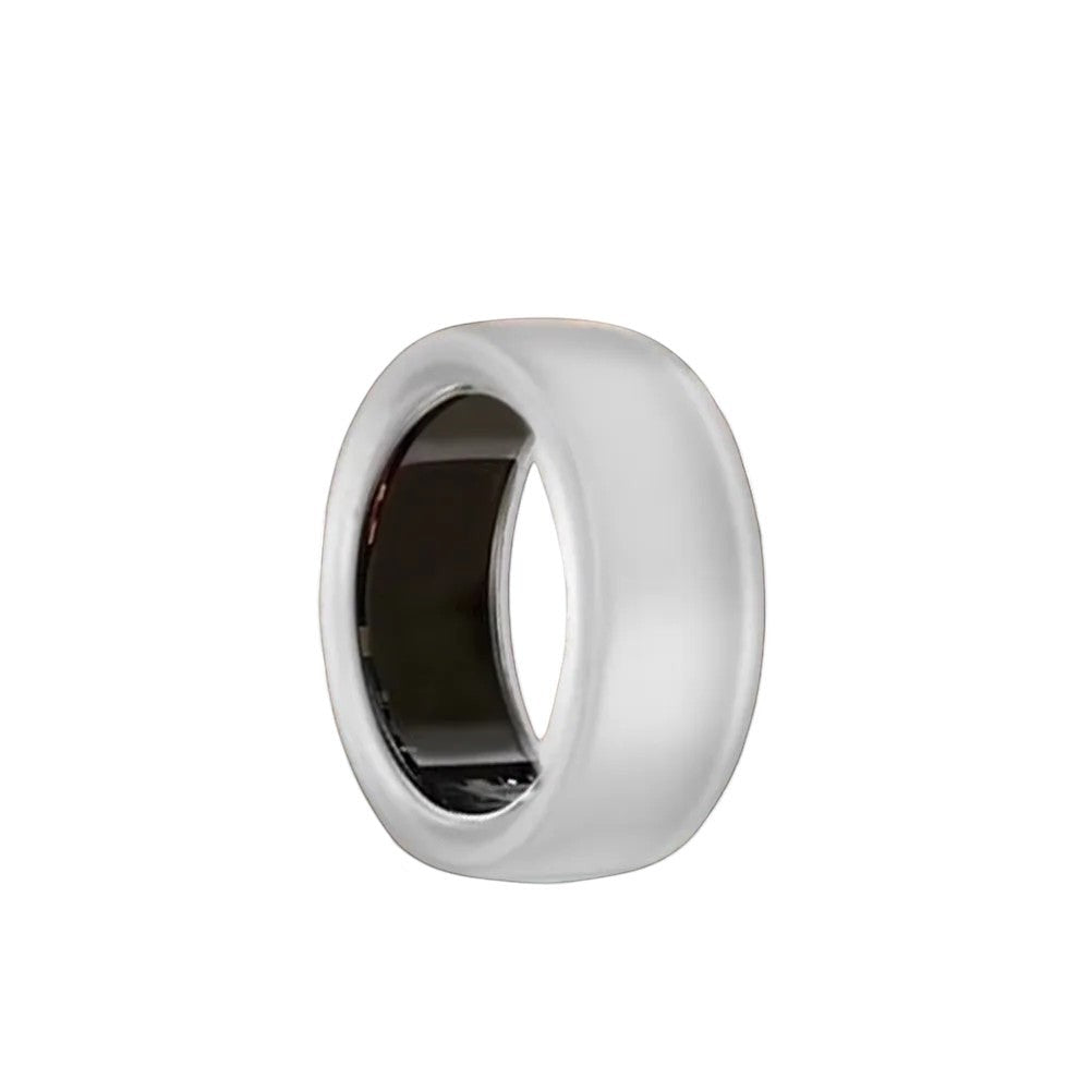 Jones Cartel silver silicone smart ring protector, designed for active wear, offering scratch and impact resistance.